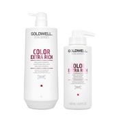 Szampony do włosów - Goldwell DUALSENSES COLOR EXTRA RICH Szampon 1000 ml + Kuracja 500 ml 0000052700 - miniaturka - grafika 1