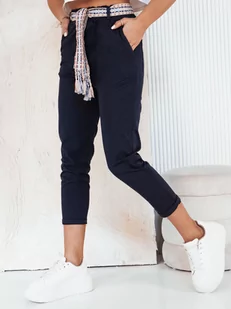 Spodnie damskie MAFRA granatowe Dstreet UY1950-S - Spodnie damskie - miniaturka - grafika 1