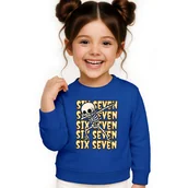 Bluzy dla dziewczynek - BLUZA DZIECIĘCA 67 SIX SEVEN VIRAL 134-140 DLA CHŁOPCA DZIEWCZYNKI - miniaturka - grafika 1