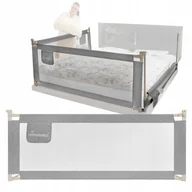 Zabezpieczenia dla dzieci - PRIMABOBO Barierka ochronna do łóżka CLASSIC 140cm dla dzieci, SKŁADANA - miniaturka - grafika 1