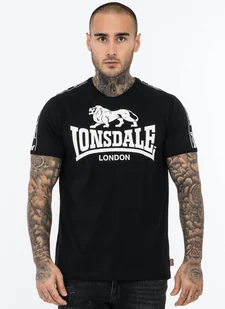T-shirt LONSDALE STOUR czarny-XXL - Koszulki męskie - miniaturka - grafika 1