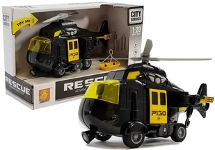 Helikopter Ratunkowy na baterie 1:20 Dźwięk Światła LEAN Toys - Samoloty i helikoptery - miniaturka - grafika 1