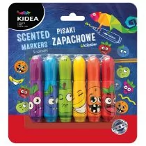 Derform Pisaki Zapach 6 kolorów Mini  Kidea B/c - Przybory szkolne - miniaturka - grafika 1