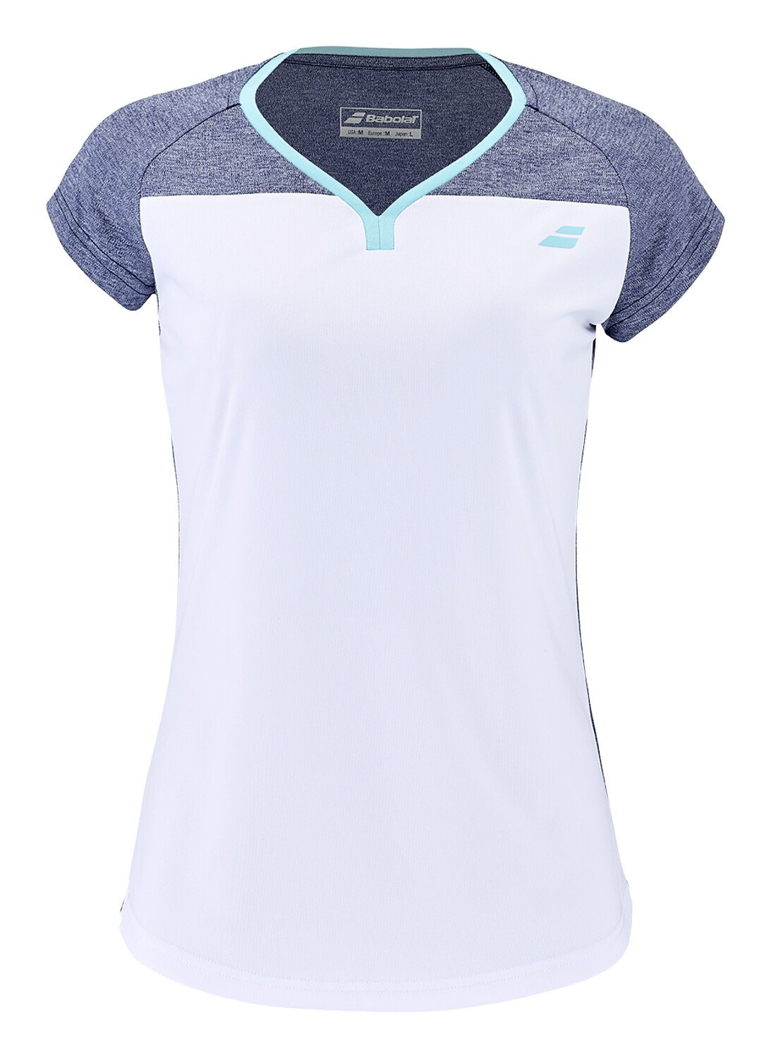 Koszulka dziewczęca Babolat Play Cap Sleeve Top Girl 8 - 10 lat