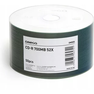 Omega Dysk CD-R 700MB 52x spindel/50 56472 - Nośniki danych - miniaturka - grafika 1