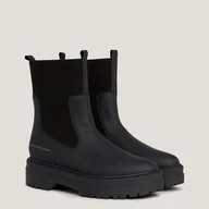 Botki damskie - Sztyblety damskie Tommy Hilfiger FW0FW07226-ACI 37 Beżowe (8720644356852). Buty za kostkę damskie - miniaturka - grafika 1