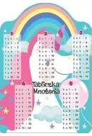 Podkładki na biurko - Karta tabliczka mnożenia A5 jednorożec - miniaturka - grafika 1