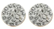 Piercing - Kolczyki Studex System 75 błyszczący biały dysk oprawa złota 7523-3704 - miniaturka - grafika 1