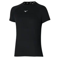 Koszulki męskie - Koszulka męska Mizuno  DryAeroFlow Tee Black XL - miniaturka - grafika 1
