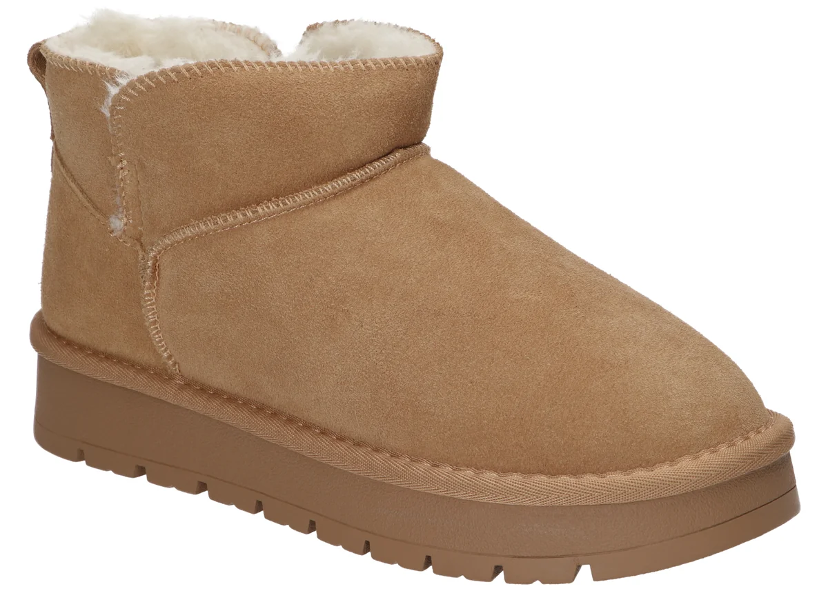 AMERICAN CLUB CY184 STYLOWE ELEGANCKIE OCIEPLANE BOTKI ŚNIEGOWCE BUTY ZIMOWE SKÓRZANE DAMSKIE CA 38
