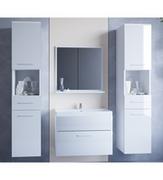 Meble łazienkowe - Łazienka LUPO MAX biały połysk - miniaturka - grafika 1