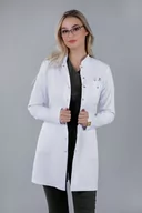 Odzież medyczna - Fartuszek Kosmetyczny Tunika Nr.5 Biały Rozmiar: 42 - miniaturka - grafika 1