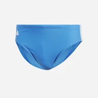 Kąpielówki męskie - Kąpielówki męskie slipy adidas 3Stripes Trunk IM1058 52 Szara (4066761110736) - miniaturka - grafika 1