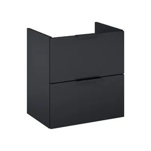 Szafka pod umywalkę wisząca Katalonia 60x38.4x53 cm czarna Sensea - Szafki łazienkowe Szafka pod umywalkę wisząca Katalonia 60x38.4x53 cm czarna Sensea - Szafki łazienkowe - miniaturka - grafika 1