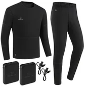 Spodnie narciarskie - Bielizna podgrzewana MISSION AIR E-Underwear Men 2 x Powerbank (rozmiar L) Czarny - miniaturka - grafika 1