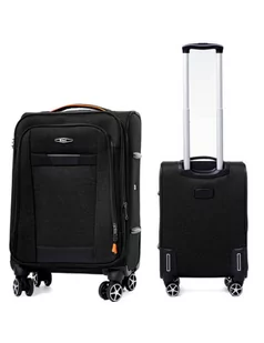 Mała kabinowa walizka PELLUCCI RGL S-030 S Czarna - Walizki - miniaturka - grafika 1