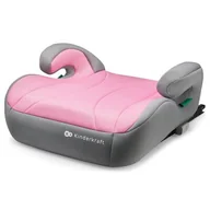 Foteliki samochodowe - Kinderkraft i-Boost fotelik, podkładka samochodowa ISOFIX dla dzieci od 15-36 kg Różowy - miniaturka - grafika 1