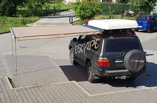 Zadaszenie wyprawowe markiza (rozmiar: 2,5 x 2.5m, kolor: piaskowy) 81879997 - Akcesoria motoryzacyjne - miniaturka - grafika 6