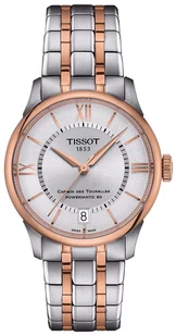 Zegarek Zegarek Tissot T139.207.22.038.00 CHEMIN DES TOURELESS POWERMATIC 80 34 MM - - Zegarki damskie - miniaturka - grafika 1