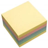 Szkolne artykuły papiernicze - Bloczek samoprzylepny 75x75mm pastel D.RECT - miniaturka - grafika 1