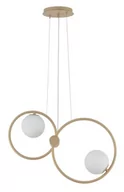 Lampy sufitowe - Aqua lampa wisząca 2-punktowa złota 33473 - miniaturka - grafika 1