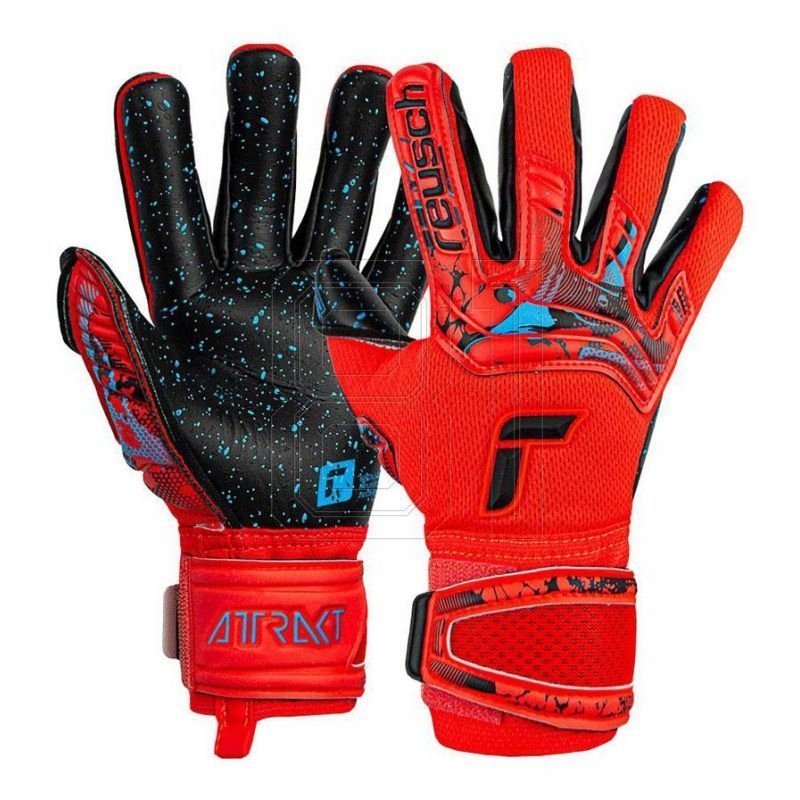 Rękawice bramkarskie Reusch Attrakt Fusion Guardian Jr 5372945-3333 6.5
