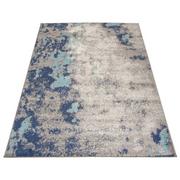Dywany - Ciemnoniebieski dywan w nowoczesnym melanżu - Ecavo 3X - miniaturka - grafika 1