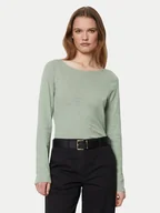 Bluzki damskie - Marc O'Polo Bluzka 406 2261 52199 Zielony Slim Fit - miniaturka - grafika 1