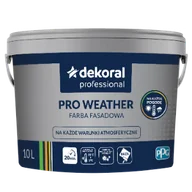 Farby wewnętrzne - Farba fasadowa Dekoral Professional Pro Weather 5L - miniaturka - grafika 1