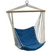 Fotele ogrodowe wiszące - ROYOKAMP Hamak Fotel Brazylijski 90X50Cm Natura Habrowy Z Wszytą Poduszką Royokamp - miniaturka - grafika 1