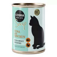 Mokra karma dla kotów - Pakiet Cosma Soup 12 x 100 g, dla kotów, karma mokra - miniaturka - grafika 1