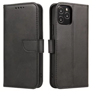 Etui Pokrowiec z Klapką Braders Case do Xiaomi Redmi Note 10 Pro czarny - Etui i futerały do telefonów - miniaturka - grafika 4