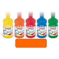 Happy Color Farba Tempera Premium 500Ml Pomarańcz. Hap.Col. - Farby i media malarskie - miniaturka - grafika 1