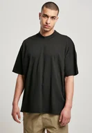 Koszulki męskie - Urban Classics TB4409 Oversized Mock Neck Tee Koszulka męska - Kolor: Czarny - Rozmiar: XL - miniaturka - grafika 1