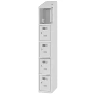Szafki BHP - Szafa skrytkowa z prywatnym gniazdkiem na prąd MSUS 315 V - miniaturka - grafika 1