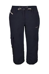 Spodnie damskie - G.I.G.A. DX Damskie spodnie Capri, spodnie cargo 3/4, z regulacją obwodu w talii, granatowe, 38 - grafika 1