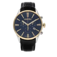 Zegarki męskie - Zegarek ROAMER - Superior Chrono 508837 47 85 05  Gold/Silver - miniaturka - grafika 1
