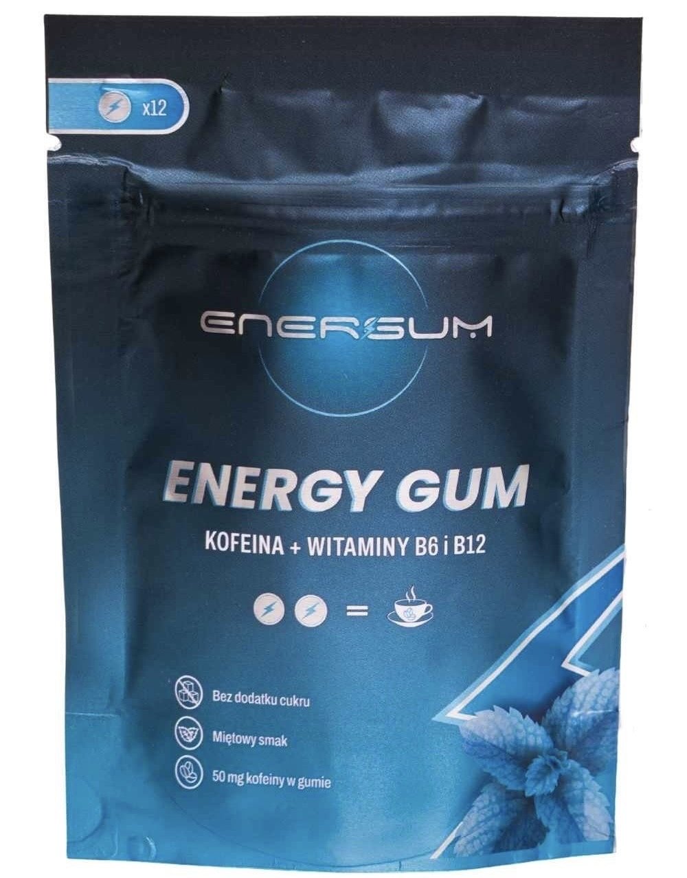 Energum Energetyczne Gumy do żucia, 12 szt.
