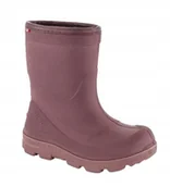 Buty dla dziewczynek - VIKING KALOSZE DZIECIĘCE WELUR MATOWE BRĄZOWE 32 J3A - miniaturka - grafika 1