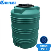 Zbiorniki na deszczówkę - UHP Zbiornik na wodę 300l UHP VERTICON V-300 Ciemnozielony - miniaturka - grafika 1