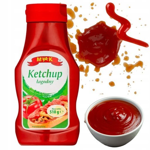 Mk Ketchup Łagodny Tradycyjny Domowy Smak Pełen Dojrzałych Pomidorów 510g