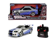 Samochody i pojazdy dla dzieci - JADA FAST AND FURIOUS BRIAN'S NISSAN SKYLINE GT-R BNR34 R/C 253206007 - miniaturka - grafika 1