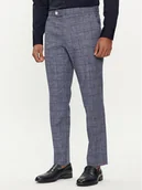 Spodnie męskie - Boss Spodnie materiałowe C-Genius-242 50517103 Niebieski Slim Fit - miniaturka - grafika 1