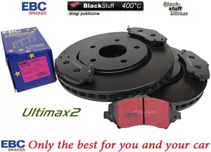 Przednie klocki Ultimax2 + tarcze hamulcowe 302mm EBC seria Premium Fiat Freemont -2012 - Tarcze hamulcowe - miniaturka - grafika 1