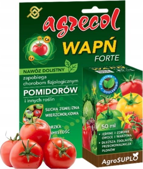 Agrecol Dolistny nawóz interwencyjny 50ml Wapń forte do pomidorów i innych roślin