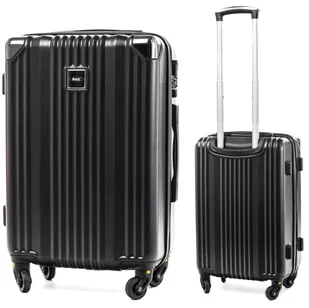 Mała walizka podróżna 735 L CZARNY - Walizki - miniaturka - grafika 1