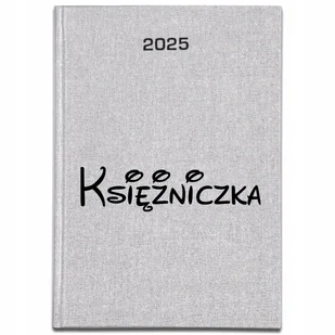 KALENDARZ SREBRNY B5 2025 Książkowy Planer Na Urodziny Dla KSIĘŻNICZKI - Notesy i bloczki - miniaturka - grafika 1