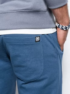 Spodnie męskie dresowe joggery - granatowe V4 P948 - Spodnie męskie - miniaturka - grafika 3
