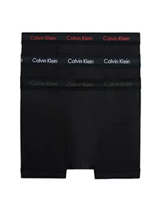 Calvin Klein Bokserki męskie, zaciemnienie (3 sztuki), B-cool melon, Glxy Gry, brązowy pasek L, XS - Paski - miniaturka - grafika 1