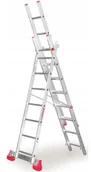 Drabiny - Faraone DRABINA TRZYELEMENTOWA 3X15 SZCZEBLI ST450/3N - miniaturka - grafika 1
